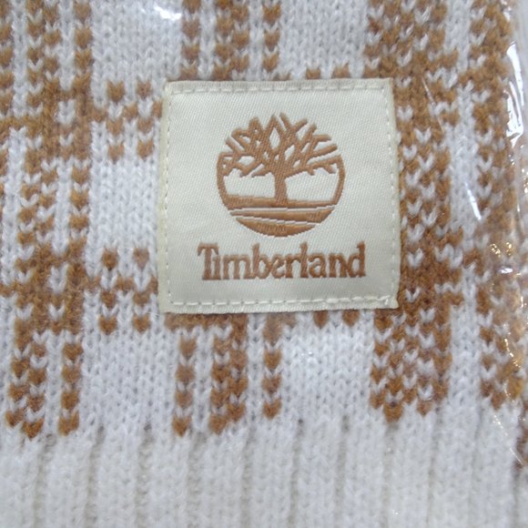 NIB Timberland Knit Long Plaid Soft Scarf OS - Picture 2 of 6